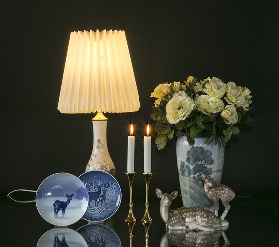 Smuk gammel B&G lampe