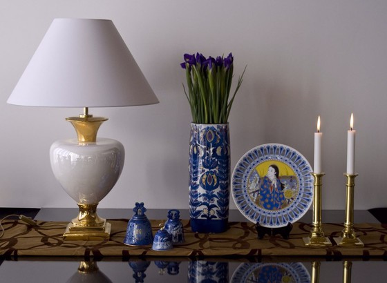 Japanese Noritake Christmas plates with Julia Ota