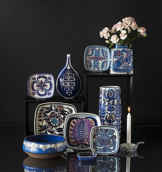 Royal Copenhagen dishes and bowls in Faience