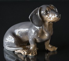 Stor Gravhund fra Royal Copenhagen