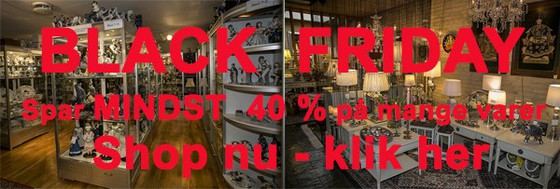 Blackfriday - Spar mindst 40 % på masser af varer