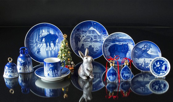 Collectibles of the year 2019 from Royal Copenhagen and Bing & Grondahl.